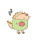 怪獣・くいしんぼう子ちゃん（個別スタンプ：7）