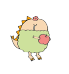怪獣・くいしんぼう子ちゃん（個別スタンプ：10）