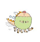 怪獣・くいしんぼう子ちゃん（個別スタンプ：21）