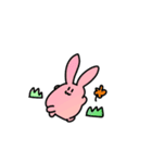 なにかと雑なアニマル(白縁取りナシ)（個別スタンプ：3）