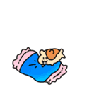 なにかと雑なアニマル(白縁取りナシ)（個別スタンプ：7）