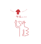 赤いらくだ（個別スタンプ：4）