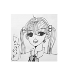 ノートの彼女達。スタンプ（個別スタンプ：1）