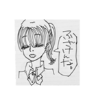 ノートの彼女達。スタンプ（個別スタンプ：4）