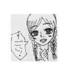 ノートの彼女達。スタンプ（個別スタンプ：5）