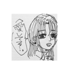 ノートの彼女達。スタンプ（個別スタンプ：11）