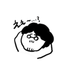 ひげめがねにっこり（個別スタンプ：1）
