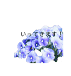 シンプルなお花のスタンプ（個別スタンプ：7）
