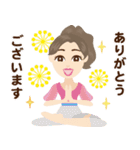 ヨガ YOGA 美人 2（個別スタンプ：8）