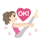 ヨガ YOGA 美人 2（個別スタンプ：11）