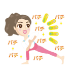 ヨガ YOGA 美人 2（個別スタンプ：23）