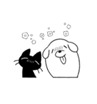 仲良しのいぬとねこ2（個別スタンプ：1）