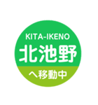 養老鉄道で移動中（個別スタンプ：25）