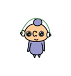 大きくてまるい目の、つぶっちーズ（個別スタンプ：6）