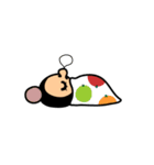 大きくてまるい目の、つぶっちーズ（個別スタンプ：12）