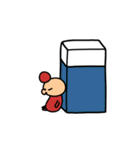 大きくてまるい目の、つぶっちーズ（個別スタンプ：13）