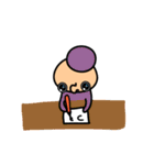 大きくてまるい目の、つぶっちーズ（個別スタンプ：15）