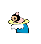 大きくてまるい目の、つぶっちーズ（個別スタンプ：21）