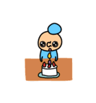 大きくてまるい目の、つぶっちーズ（個別スタンプ：36）