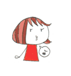 【手描き】女の子のゆるい敬語スタンプ（個別スタンプ：37）