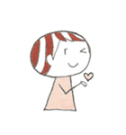 【手描き】女の子のゆるい敬語スタンプ（個別スタンプ：38）