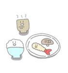 海老と椎茸とご飯とお茶（個別スタンプ：15）