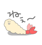 海老と椎茸とご飯とお茶（個別スタンプ：32）