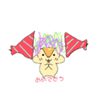 ハムトリス可愛いハムスター（個別スタンプ：14）