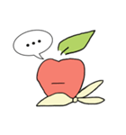 ちょっとおしゃれなりんご（個別スタンプ：3）