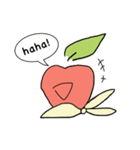 ちょっとおしゃれなりんご（個別スタンプ：5）