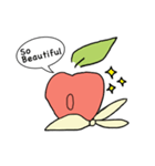 ちょっとおしゃれなりんご（個別スタンプ：17）