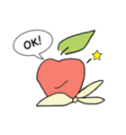 ちょっとおしゃれなりんご（個別スタンプ：21）