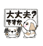 【大きめ文字】シーズー犬(普段使う言葉)30（個別スタンプ：31）