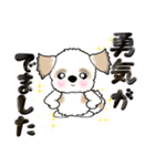 【大きめ文字】シーズー犬(普段使う言葉)30（個別スタンプ：34）