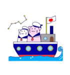 すあまさんの日常 乗り物編（個別スタンプ：1）