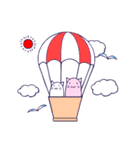 すあまさんの日常 乗り物編（個別スタンプ：4）