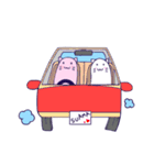 すあまさんの日常 乗り物編（個別スタンプ：12）