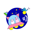 すあまさんの日常 乗り物編（個別スタンプ：14）
