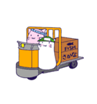 すあまさんの日常 乗り物編（個別スタンプ：16）