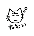 手書きスタンプ＊ねこすけ（個別スタンプ：21）