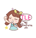 TLE nudee officegirl_N e（個別スタンプ：36）