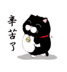 猫家族05 雪花ちゃんと黑豆貓-日常会話（個別スタンプ：8）