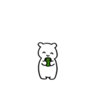 シンプルなしろくまくん2(文字なし編)（個別スタンプ：4）