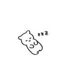 シンプルなしろくまくん2(文字なし編)（個別スタンプ：5）