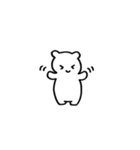 シンプルなしろくまくん2(文字なし編)（個別スタンプ：8）