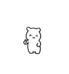 シンプルなしろくまくん2(文字なし編)（個別スタンプ：11）