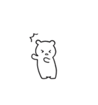 シンプルなしろくまくん2(文字なし編)（個別スタンプ：13）