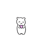 シンプルなしろくまくん2(文字なし編)（個別スタンプ：17）