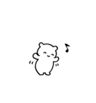 シンプルなしろくまくん2(文字なし編)（個別スタンプ：19）