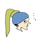 いろんなよこがお（個別スタンプ：8）
